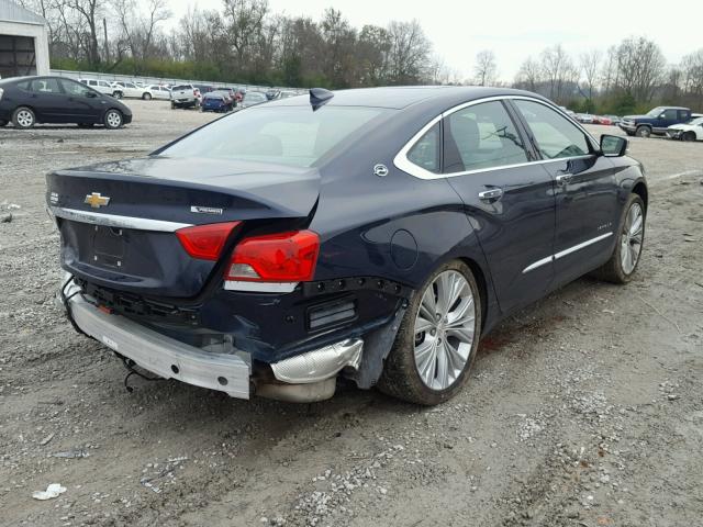 2G1145S30H9182323 - 2017 CHEVROLET IMPALA PRE 蓝色 照片 4