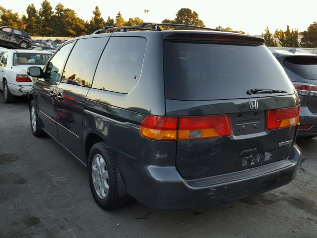 5FNRL18953B062507 - 2003 HONDA ODYSSEY EX GRAY photo 3