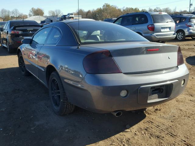 4C3AG52HX2E149749 - 2002 CHRYSLER SEBRING LX GRAY photo 3