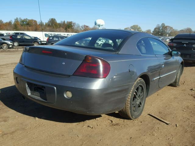 4C3AG52HX2E149749 - 2002 CHRYSLER SEBRING LX GRAY photo 4