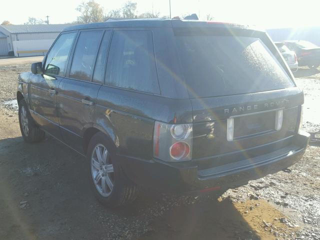 SALME15498A295814 - 2008 LAND ROVER RANGE ROVE BLACK photo 3