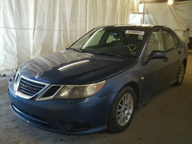 YS3FB49Y181002682 - 2008 SAAB 9-3 2.0T BLUE photo 2