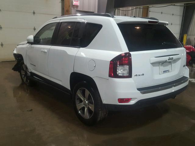 1C4NJDEB0GD765703 - 2016 JEEP COMPASS LA WHITE photo 3