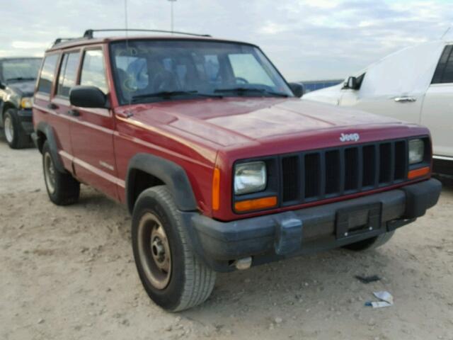 1J4FF28S9XL599560 - 1999 JEEP CHEROKEE S RED photo 1