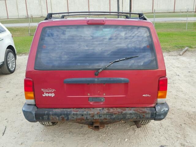 1J4FF28S9XL599560 - 1999 JEEP CHEROKEE S RED photo 9