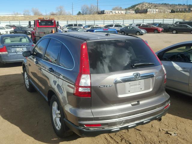 5J6RE4H53BL113159 - 2011 HONDA CR-V EX BROWN photo 3