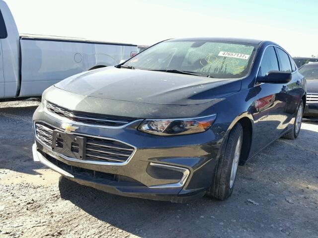 1G1ZB5ST7HF156947 - 2017 CHEVROLET MALIBU LS GRAY photo 2