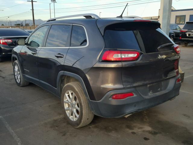 1C4PJLCS4EW221437 - 2014 JEEP CHEROKEE L CHARCOAL photo 3