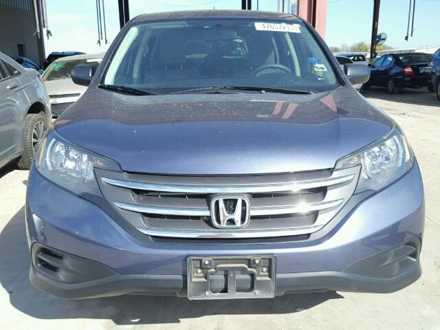 3CZRM3H3XEG709575 - 2014 HONDA CR-V LX BLUE photo 9