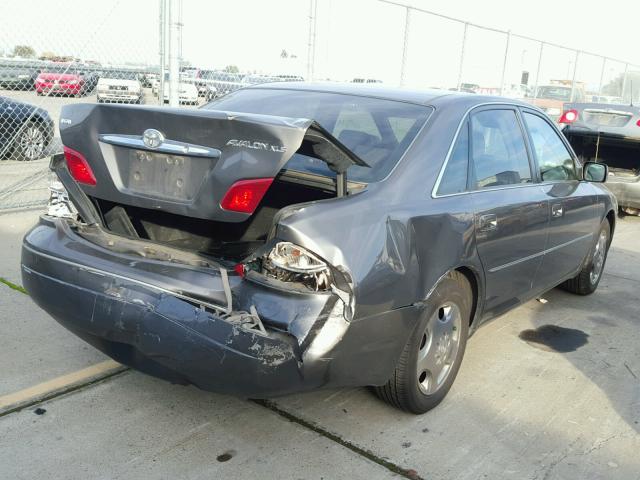 4T1BF28B44U359919 - 2004 TOYOTA AVALON XL GRAY photo 4