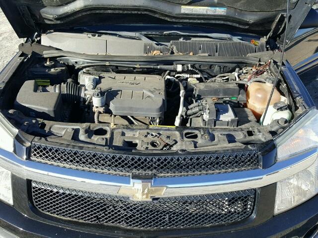 2CNDL73F056110347 - 2005 CHEVROLET EQUINOX LT BLACK photo 7