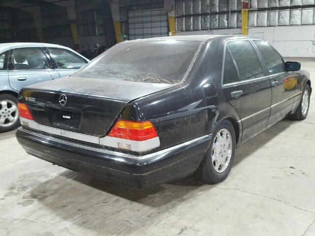 WDBGA51E2SA270006 - 1995 MERCEDES-BENZ S 500 BLACK photo 4