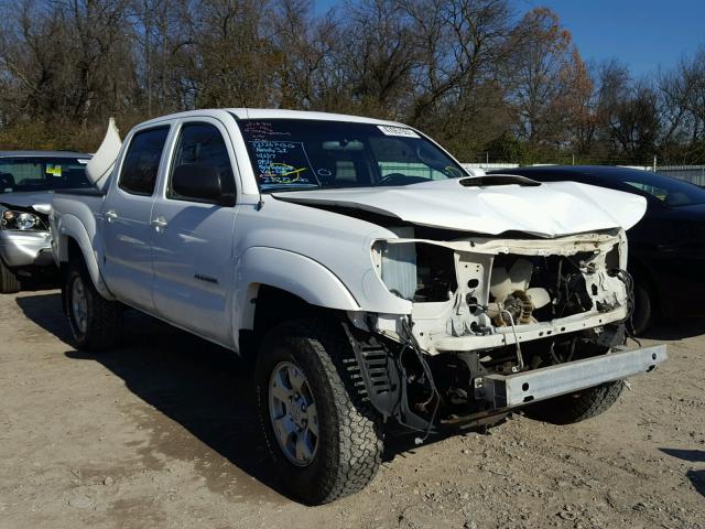 5TEJU62N97Z461681 - 2007 TOYOTA TACOMA DOU WHITE photo 1