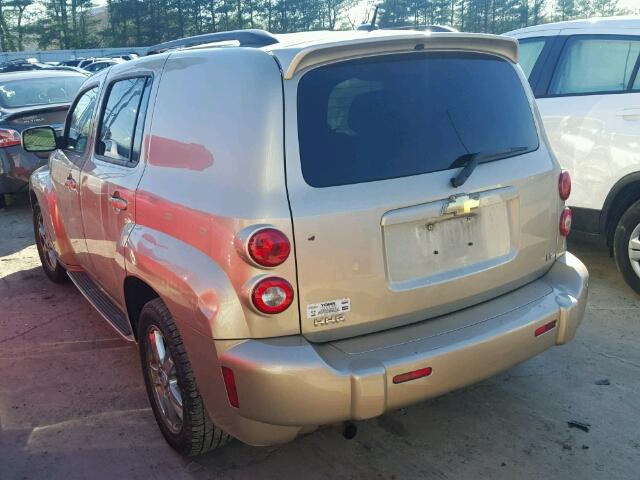 3GNCA23D48S681103 - 2008 CHEVROLET HHR LT BEIGE photo 3