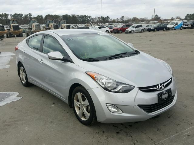 5NPDH4AE7DH398151 - 2013 HYUNDAI ELANTRA GL SILVER photo 1