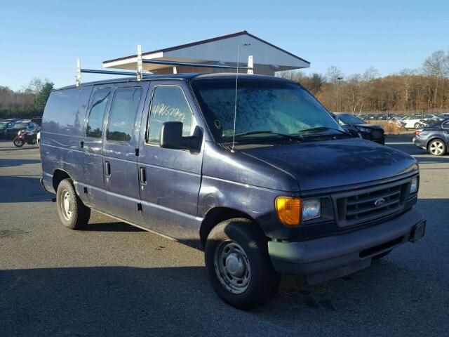 1FTRE14W24HA22490 - 2004 FORD ECONOLINE BLUE photo 1