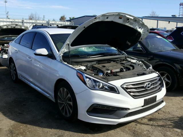 5NPE34AF2HH473937 - 2017 HYUNDAI SONATA SPO WHITE photo 1