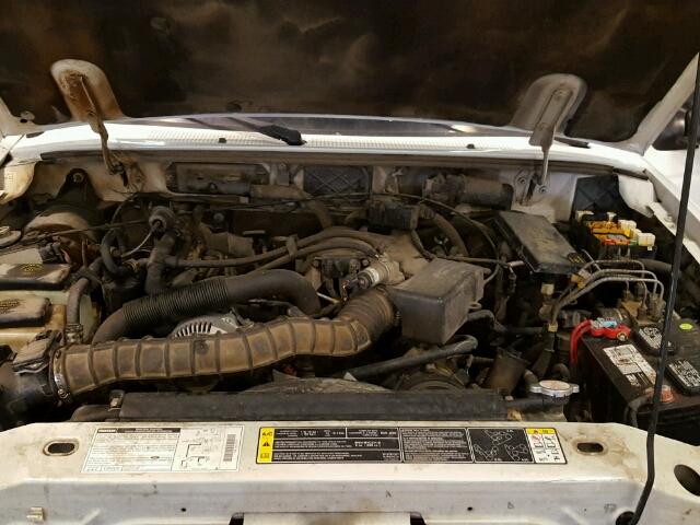 4F4YR12U61TM26698 - 2001 MAZDA B3000 WHITE photo 7