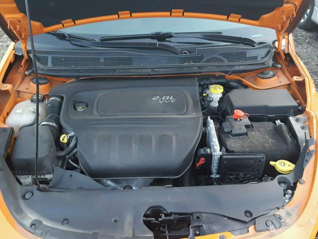 1C3CDFBA1DD288608 - 2013 DODGE DART SXT ORANGE photo 7