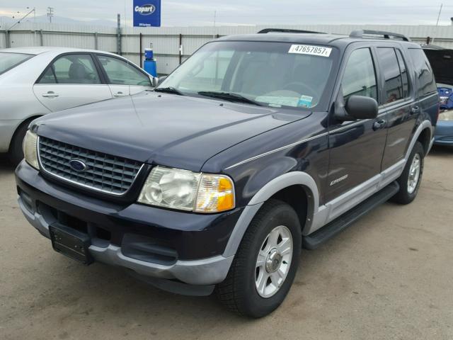 1FMDU73E52ZB12891 - 2002 FORD EXPLORER X BLUE photo 2