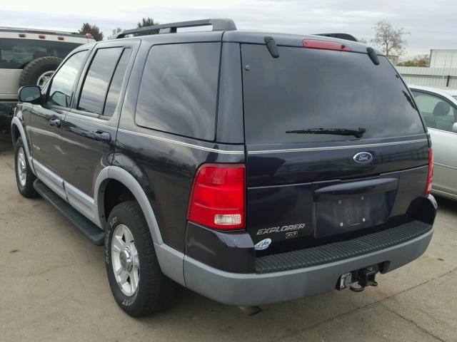 1FMDU73E52ZB12891 - 2002 FORD EXPLORER X BLUE photo 3