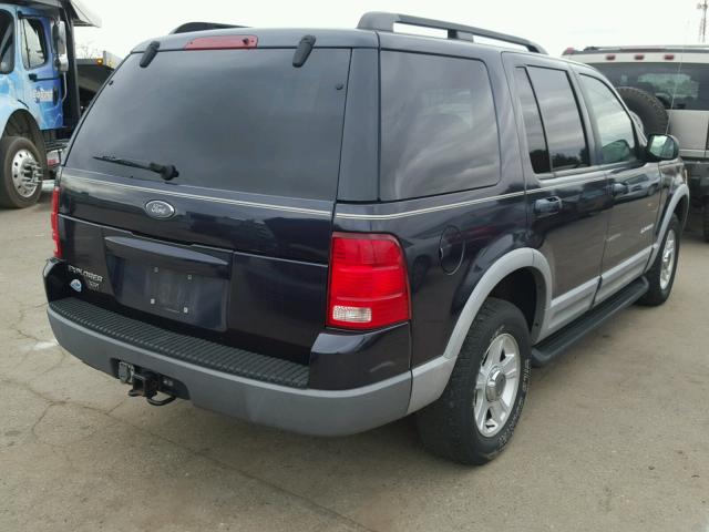 1FMDU73E52ZB12891 - 2002 FORD EXPLORER X BLUE photo 4