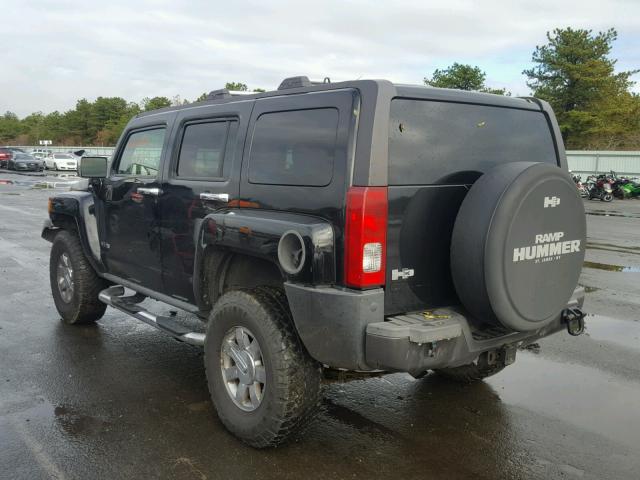 5GTDN136068108579 - 2006 HUMMER H3 BLACK photo 3