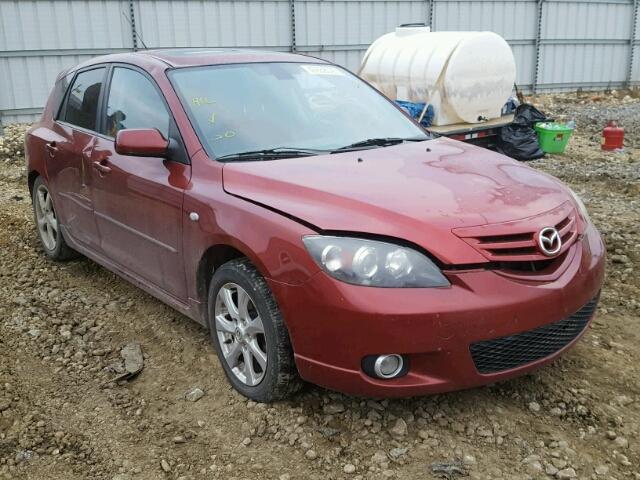 JM1BK143361452606 - 2006 MAZDA 3 HATCHBAC RED photo 1