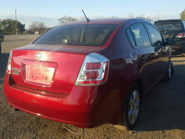 3N1AB61E48L690431 - 2008 NISSAN SENTRA 2.0 RED photo 4