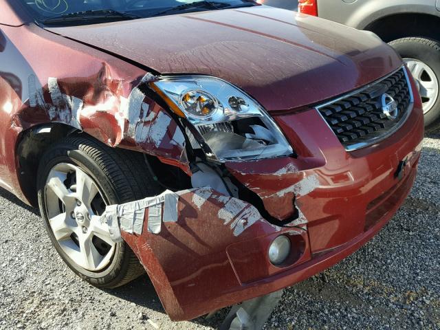 3N1AB61E48L690431 - 2008 NISSAN SENTRA 2.0 RED photo 9