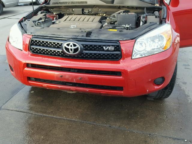 JTMBK33V475037836 - 2007 TOYOTA RAV4 RED photo 7