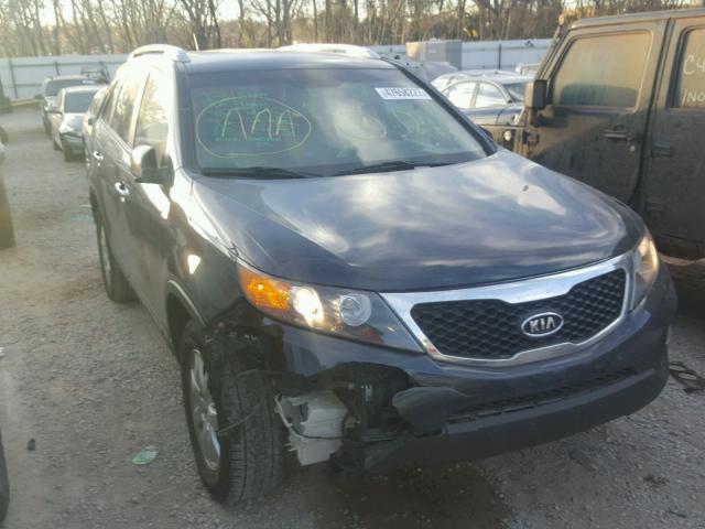 5XYKT4A66DG387924 - 2013 KIA SORENTO LX BLACK photo 1