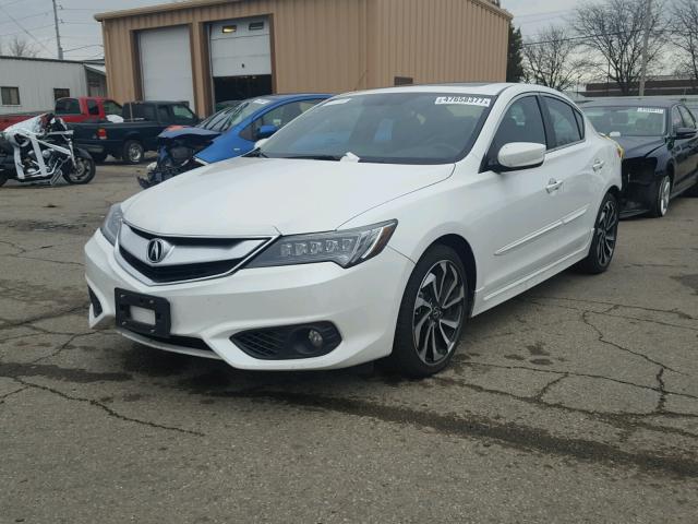 19UDE2F87GA006556 - 2016 ACURA ILX PREMIU WHITE photo 2