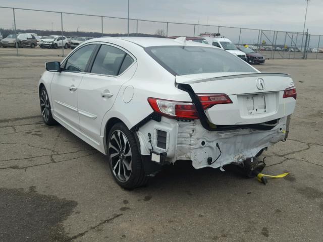 19UDE2F87GA006556 - 2016 ACURA ILX PREMIU WHITE photo 3