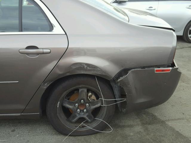 1G1ZC5EB5AF235488 - 2010 CHEVROLET MALIBU 1LT 棕色 照片 9