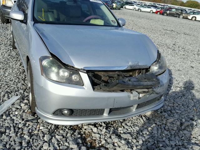 JNKBY01E06M206818 - 2006 INFINITI M45 BASE SILVER photo 9