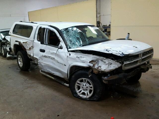 1B7GG42N82S616482 - 2002 DODGE DAKOTA SLT WHITE photo 1