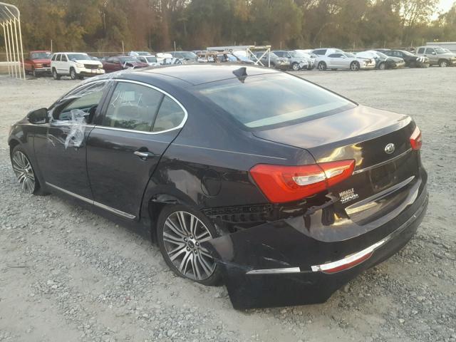 KNALN4D75F5173406 - 2015 KIA CADENZA PR BLACK photo 3