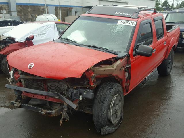 1N6MD27Y93C414567 - 2003 NISSAN FRONTIER C RED photo 2
