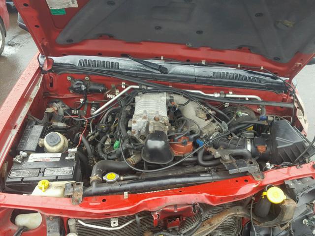 1N6MD27Y93C414567 - 2003 NISSAN FRONTIER C RED photo 7