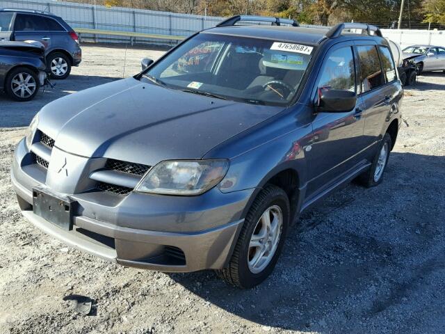 JA4LZ31F14U062667 - 2004 MITSUBISHI OUTLANDER BLUE photo 2