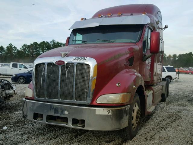 1XP7DB9X04D813804 - 2004 PETERBILT 387 RED photo 2