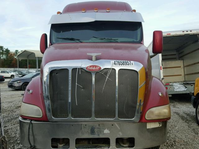 1XP7DB9X04D813804 - 2004 PETERBILT 387 RED photo 9