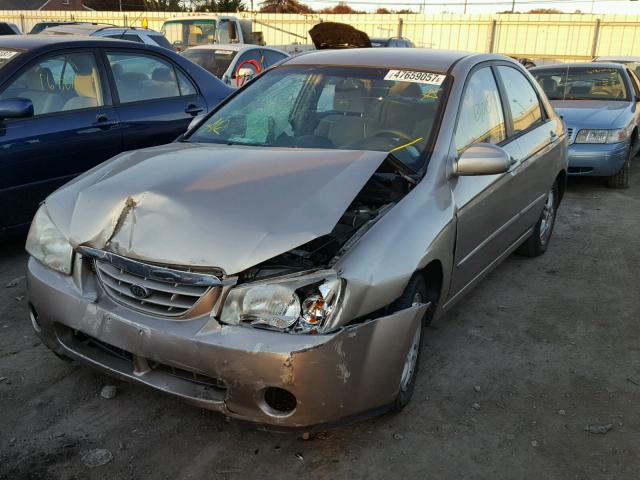 KNAFE121855080789 - 2005 KIA NEW SPECTR GRAY photo 2