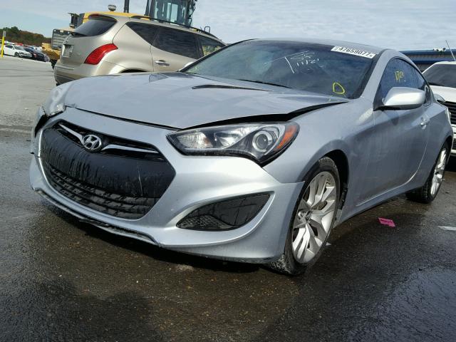 KMHHT6KD7DU084311 - 2013 HYUNDAI GENESIS CO SILVER photo 2