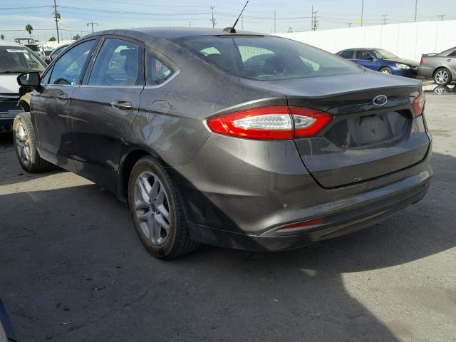 3FA6P0H75GR316078 - 2016 FORD FUSION SE BLACK photo 3