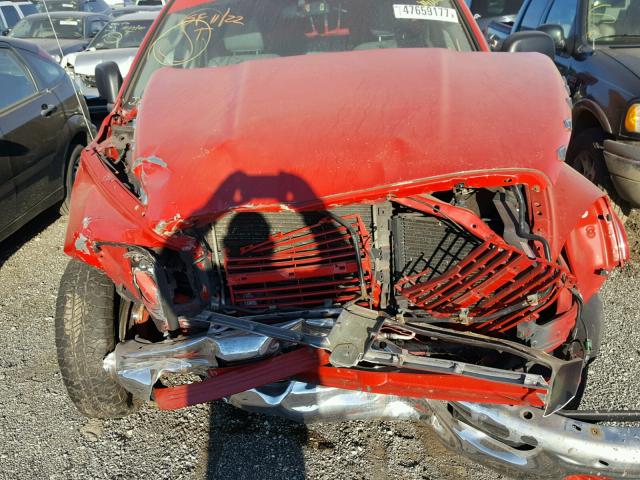 1D7HA18K06J151862 - 2006 DODGE RAM 1500 S RED photo 7