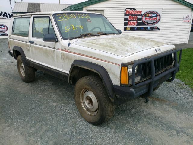 1J4FJ27LXKL601849 - 1989 JEEP CHEROKEE WHITE photo 1