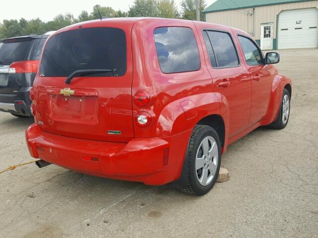 3GNBAADB0AS612773 - 2010 CHEVROLET HHR LS Rojo foto 4