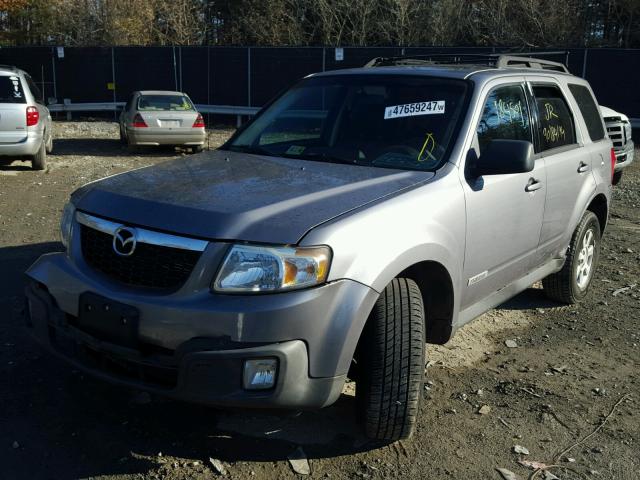 4F2CZ96178KM01164 - 2008 MAZDA TRIBUTE S GRAY photo 2